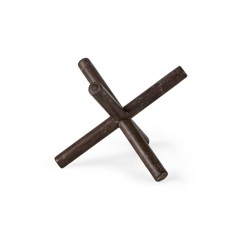 Decorative Tabletop Sculpture - Brown / Rust
