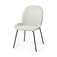 Load image into Gallery viewer, Upholstered Fabric Dining Side Chairs (Set of 2) - White
