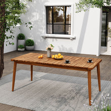 Load image into Gallery viewer, Dining Table 8 Person Outdoor Table, Farmhouse Furniture For Patio, Garden, Backyard - Teak
