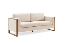 Load image into Gallery viewer, Modern Sofa With Solid Wood Legs, 3 Seater
