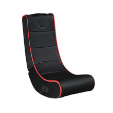 Load image into Gallery viewer, Foldable Gaming Chair With Onboard Speakers, Bluetooth Connection - Black / Red

