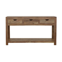 Load image into Gallery viewer, Tucker - 3 Drawer Console Table With Lower Shelf - Natural
