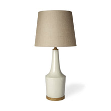 Load image into Gallery viewer, Lamp Base LED With Brown Shade - Brown
