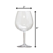 Load image into Gallery viewer, Leadingware Plastic Wine Glasses (Set of 4), Unbreakable Bpa Free Tritan 23Oz - Clear
