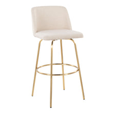 Load image into Gallery viewer, Toriano - Contemporary Fixed Height Barstool With Swivel And Round Footrest (Set of 2)
