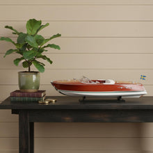 Load image into Gallery viewer, Hand Painted Model Boat (624216) - Dark Brown / Light Brown
