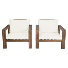 Load image into Gallery viewer, Stylish Outdoor Chair Set With Cushions For Garden (Set of 2)
