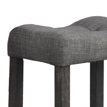 Load image into Gallery viewer, Transitional Style Counter Height Dining Stool With Footrest (Set of 2)
