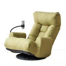 Load image into Gallery viewer, Adjustable Swivel Lounge Chair With 360 Degree Rotating Seat And Headrest Support
