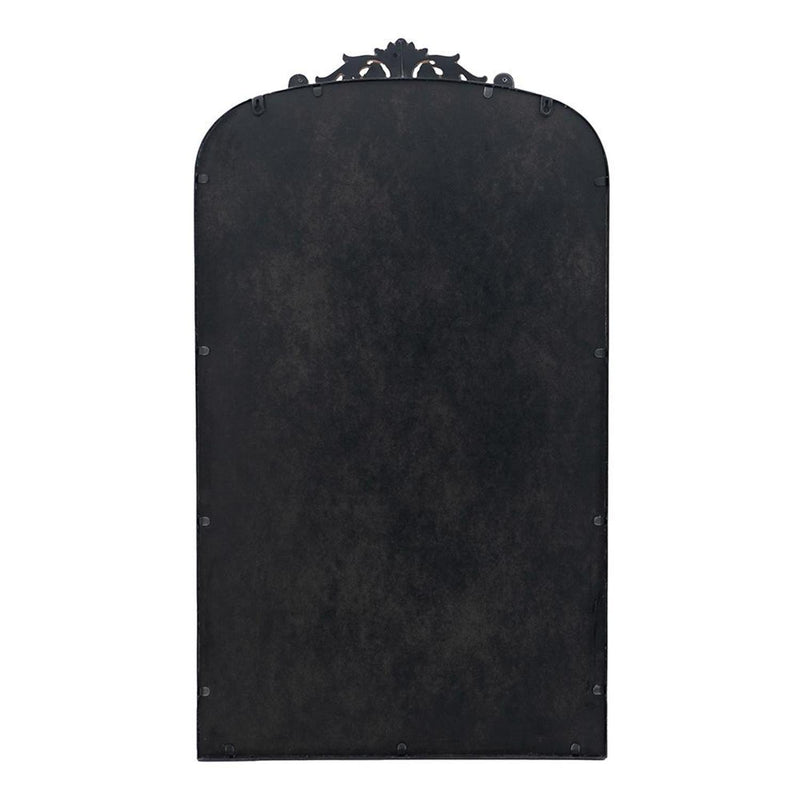42" Arch Iron Framed Accent Mirror - Black