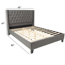 Load image into Gallery viewer, Contemporary Style Bed With Diamond Tufted Headboard
