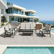 Load image into Gallery viewer, Patio Furniture Set &amp; Coffee Table And Cushions For Backyard
