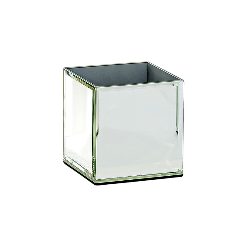 Mirrored Square Table Vases (Set of 6) - Silver