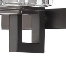 Load image into Gallery viewer, Coralie 3-Light Sconce With Pressed Crystal Shades - Oil-Rubbed Bronze
