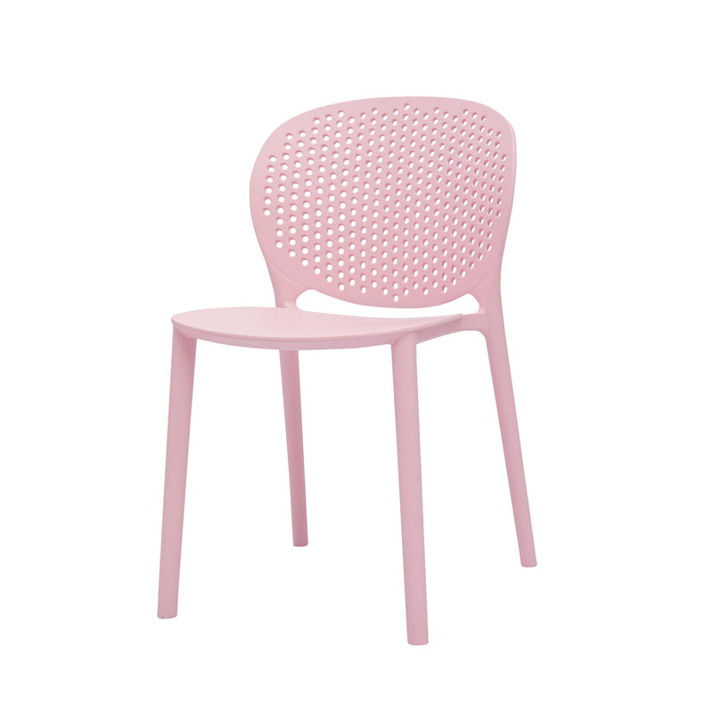 Heavy Duty Plastic Juvenile Chairs (Set of 4) - Pink