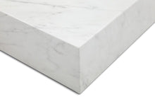 Load image into Gallery viewer, Genuine Marble Block Coffee Table (714506) - White
