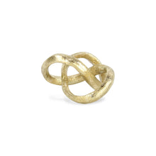 Load image into Gallery viewer, Modern Abstract Infinity Knot Tabletop Sculpture - Gold
