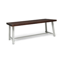 Load image into Gallery viewer, Equilibrium - Outdoor Dining Table With Wooden Frame And Slat Top
