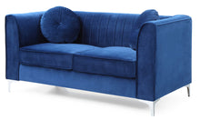 Load image into Gallery viewer, Glam Styled Micro Suede Loveseat
