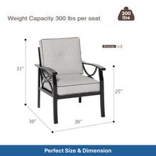 Load image into Gallery viewer, Patio Furniture Set &amp; Coffee Table And Cushions For Backyard
