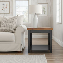 Load image into Gallery viewer, Side Table - Black / Whiskey
