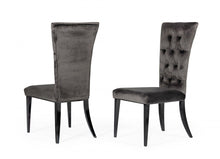 Load image into Gallery viewer, Velvet Dining Side Chairs (Set of 2) - Gray
