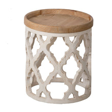 Load image into Gallery viewer, Stylish Rustic Round Wooden Table
