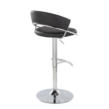 Load image into Gallery viewer, Jie - Contemporary Adjustable Barstool With Swivel &amp; Rounded T Footrest (Set of 2)
