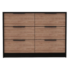 Load image into Gallery viewer, Modern Rustic Dresser - Black / Natural
