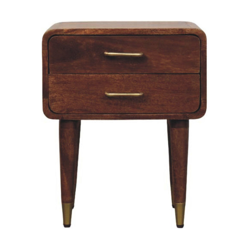 22" 2 Drawer Nightstand - Brown