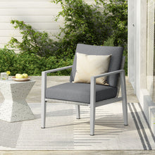 Load image into Gallery viewer, Modern Lounge Chair With Rope Accents And Cushions
