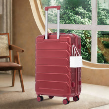 Load image into Gallery viewer, Hard Shell Luggage With Scratch Resistant Surface, 4 Wheels, Combination Lock &amp; Side Hooks
