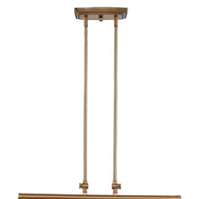 Load image into Gallery viewer, Kitchen Island Two Light Metal Dimmable Chandelier With Shades - Gold
