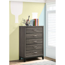 Load image into Gallery viewer, Gregory - 5 Drawer Chest - Smoke Gray
