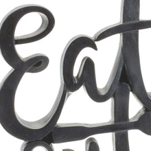 Load image into Gallery viewer, Poly Decorative Plaque Tabletop Sculpture - Black
