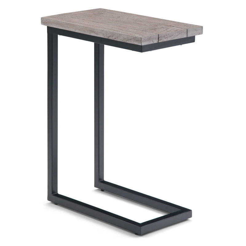 Metal End Table - Beige