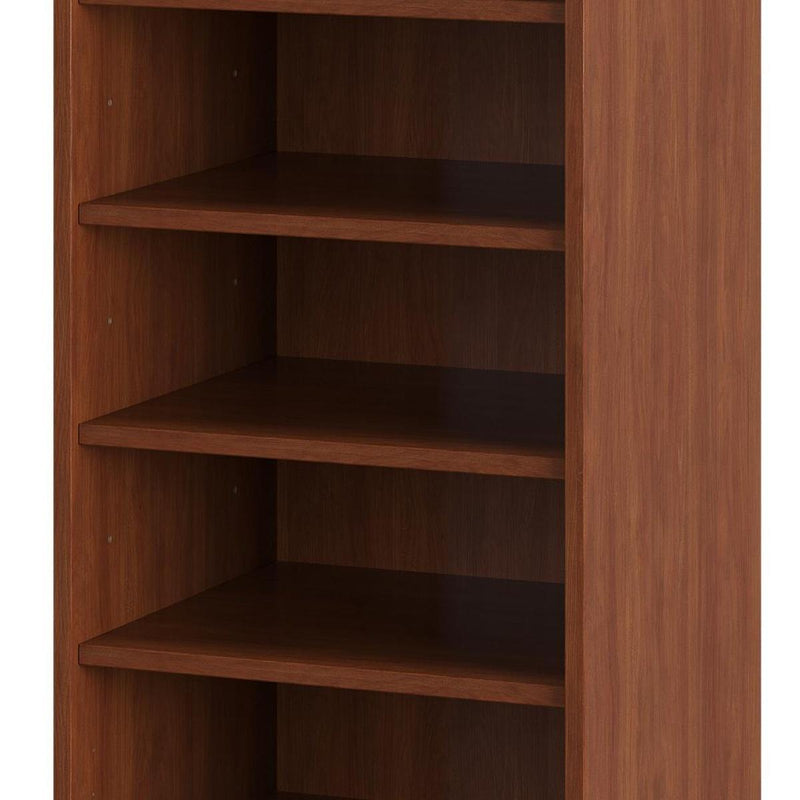 Ten Pair Solid Woodshoe Storage Cabinet (752042) - Coffee