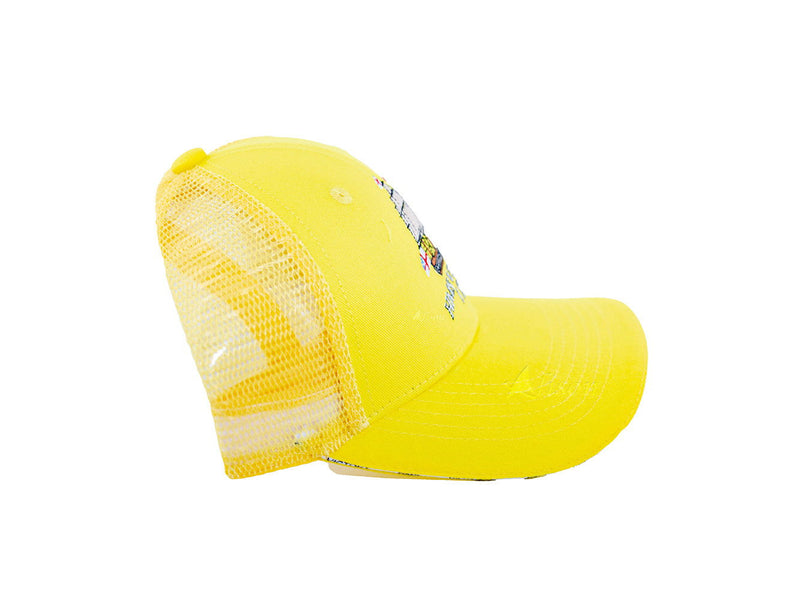 Fabric Hand Painted Model Boat - Yellow