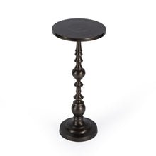 Load image into Gallery viewer, 23" Metal Round Pedestal End Table - Bronze
