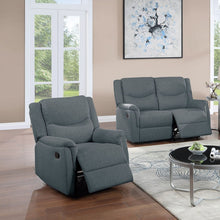 Load image into Gallery viewer, 2 Piece Living Room Set With Loveseat And Recliner
