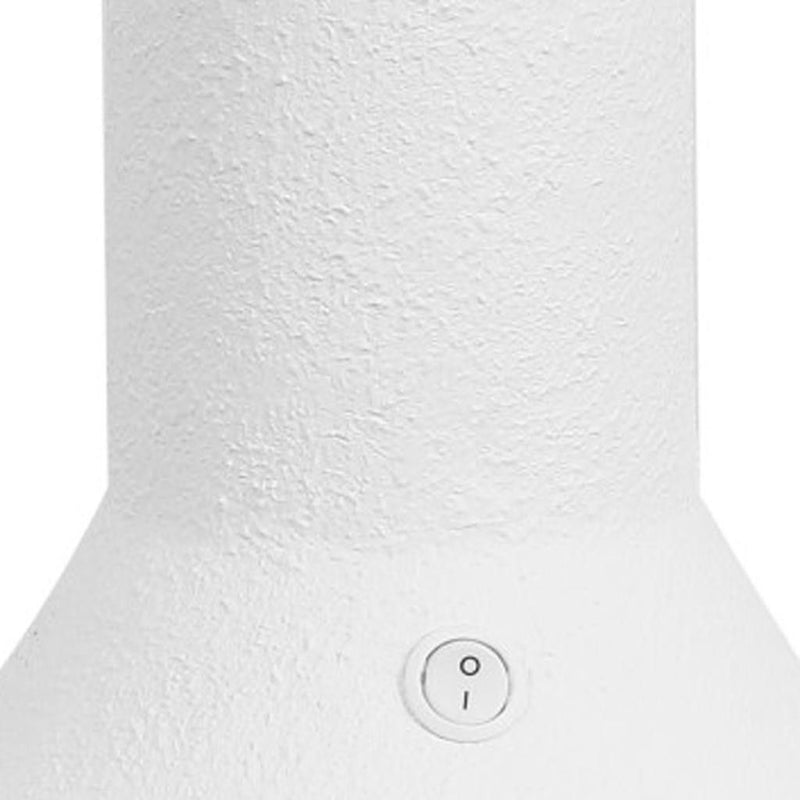 Geometric Table Lamps With Globe Shades (Set of 2) - White