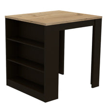 Load image into Gallery viewer, 36" Kitchen Island With Storage - Black / Natural

