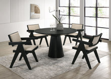 Load image into Gallery viewer, Jasper - 5 Piece Round Dining Set - Ebony Black

