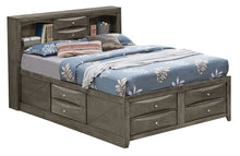 Load image into Gallery viewer, Modern Design Storage Bed With Bookcase Headboard
