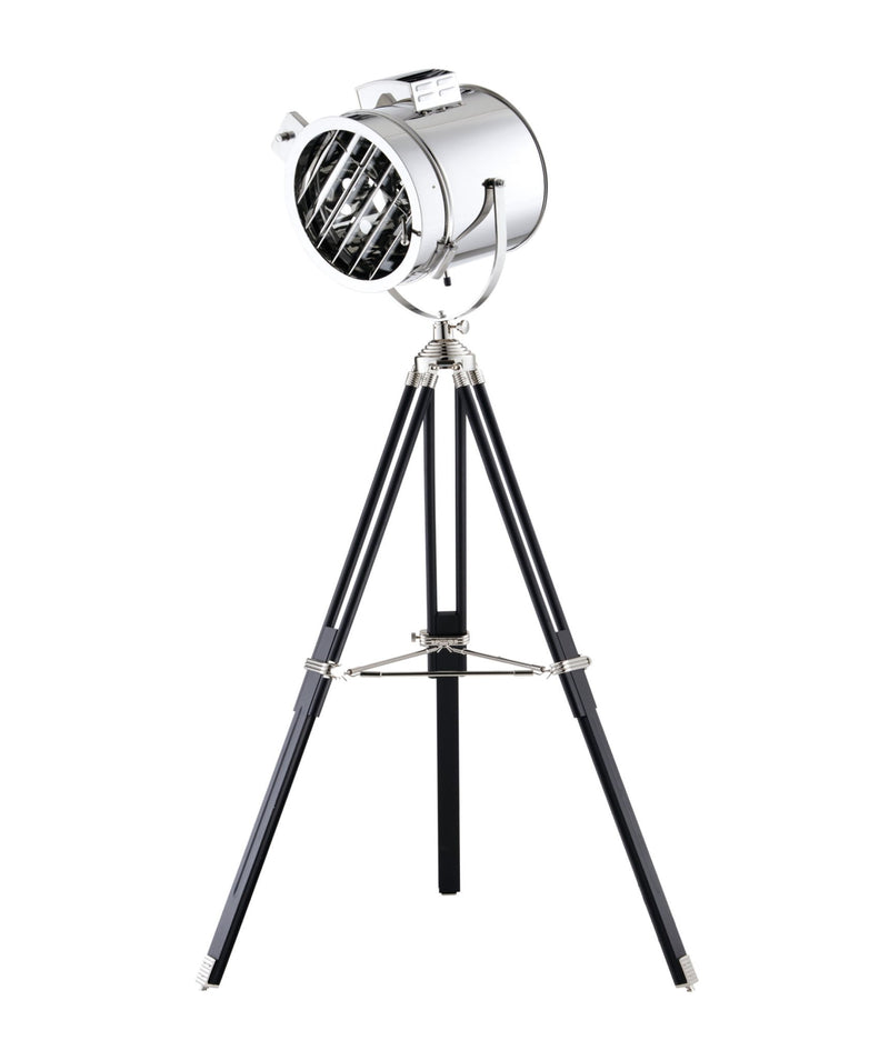 Stainless Steel Floor Lamp - Black Silver