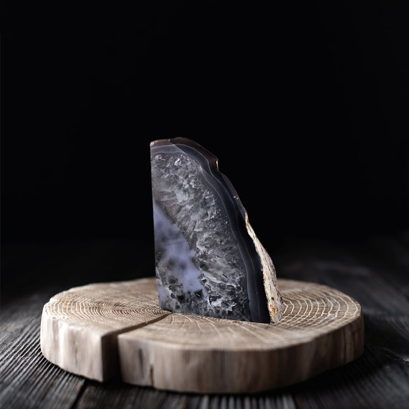 8 Glass Crystal - Gray