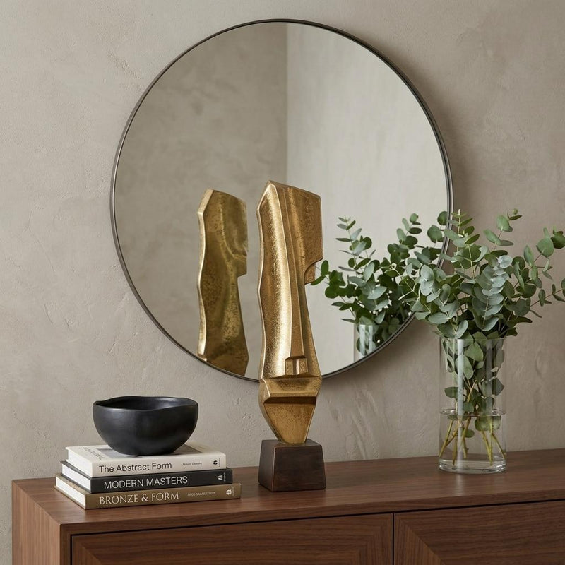 Hand Painted Statue - Gold / Bronze