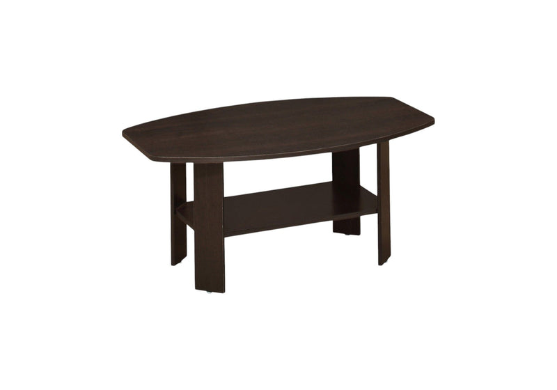 36" Coffee Table With Shelf (Set of 3) - Brown