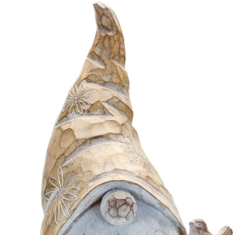 Standing Gnome Tabletop Sculpture - Brown