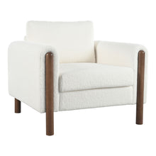 Load image into Gallery viewer, Oversized Accent Chair With Curved Armrests
